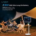 thumbnail image 3 of Leaderhub L27M 27" 2K Portable TV Rotating Touch Computer Monitors with Wheels and moviable Stand, 3 of 10