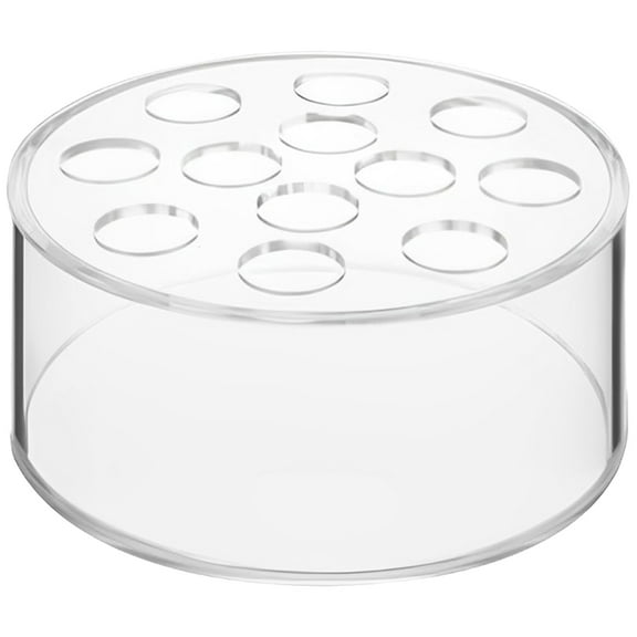 Home Decor Clear Acrylic Flower Vase Decorative Modern Vase for Dining Table (12 holes 1pc)