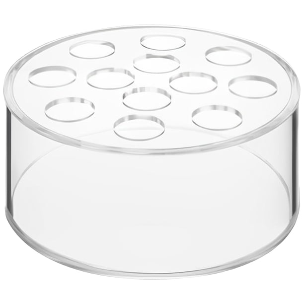FLhrweasw Florero Acrílico Transparente Florero Moderno Decorativo para Mesa Comedor (12 Agujeros 1 Unidad)