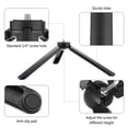 thumbnail image 3 of Lightweight Mini Desktop Tripod Aluminum Alloy Tripod Stand with 1/4 Inch Screw Wrench for DSLR ILDC Camera Camcorder Projector, 3 of 5