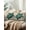 Green, Beige, Teal, variant on Outdoor Pillows Waterproof, Dark Sage Green Ombre Throw Pillows with Inserts Included, Modern Abstract Gradient Indoor Outdoor Decorative Lumbar Pillow for Bed/Couch/Patio 16"x16", 2Pcs