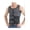 Gray, variant on Men's Neoprene Body Shaper Vest - Double-Breasted Compression Tank Top for Torso Trimmer