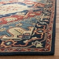 thumbnail image 3 of Safavieh Heritage Zoie Oriental Runner Rug, Red/Navy, 2'3" x 18', 3 of 10