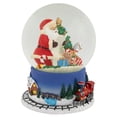 thumbnail image 4 of Northlight Christmas Train Around Santa Delivering Gifts Musical Water Globe - 6.5", 4 of 6
