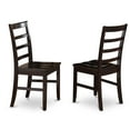 thumbnail image 5 of East West Furniture Dining Table Set Includes a Kitchen Table with Butterfly Leaf and Dining Chairs (Chair Seat Type Options) PARF5-CAP-W, 5 of 5