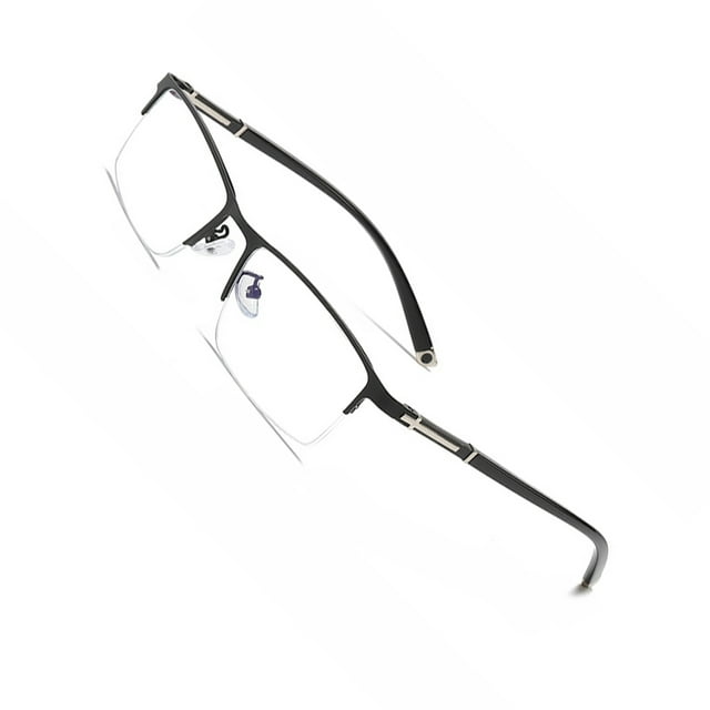 Jumpingount Gafas de lectura fotocromáticas para hombre, gafas multifocales progresivas, gafas portátiles, gafas de bloqueo, lentes con degradado Type2 NO2