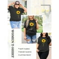 thumbnail image 6 of XCHQRTI Faith T Shirt Plus Women Graphic Tees Sunflower Christian Tops Clothes Short Sleeve, 6 of 7