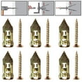 thumbnail image 5 of JShteea 10 Uds. Tornillos Anclaje Autoperforantes Juego Duradero Autorroscante para Paneles Yeso, 5 of 5