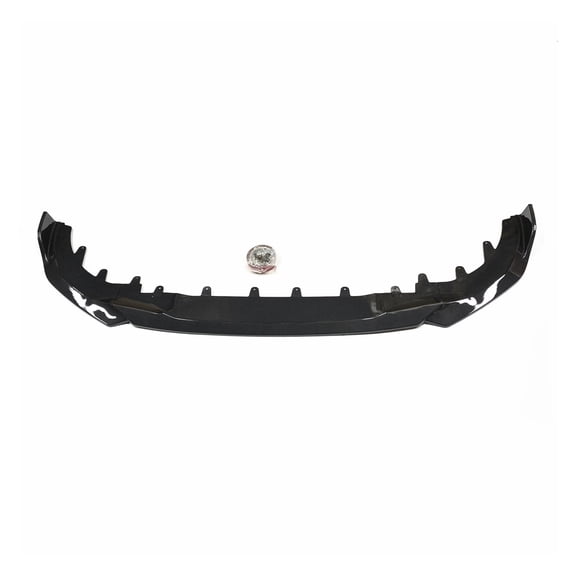 Front Bumper Spoiler Splitter Lip For BMW 2 Series G42 Coupe 2022-2024 2 Door M240i Carbon Fiber Look/Gloss Black Lower Blade