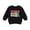 a-Black11, variant on FINALGANG Girls Kids Casual Long Sleeve Sweatshirt Birthday Colorful Letter Embroidery Crewneck Loose Fit Pullover For Casual Daily Wear Pink 2-3 Years