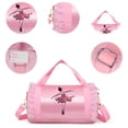thumbnail image 3 of Vestido de tutú impermeable para niñas con forma de bolsa de ballet King Big, 3 of 7