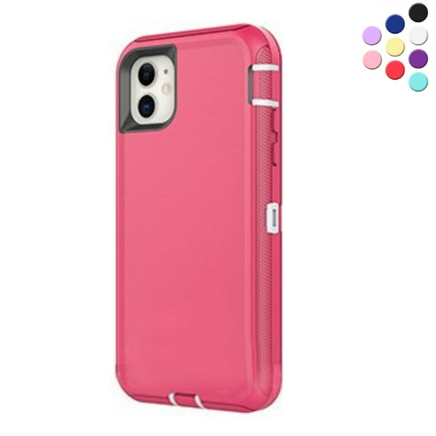 Iphone 12 Mini Heavy Duty Defender Case Pink 3 Layer Shock Absorbent Durable Case Compatible For Iphone 12 Mini 5 4 Inch Walmart Com Walmart Com