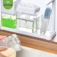 thumbnail image 3 of Injueey Botella multifuncional para gel de ducha, fácil de limpiar, desinfectante de manos, tipo prensa, estante de almacenamiento para Almacenamiento y organización del hogar, 3 of 5