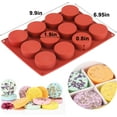 thumbnail image 3 of Shower Steamer Molds (2pcs), Soap Silicone Mold for Bath Bomb 12Cavity Round Silicone Molds, 3 of 5
