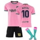 thumbnail image 1 of Kits de fútbol para niños Camiseta de fútbol Camiseta de entrenamiento Traje 21/22-20 21 Barcelona Third Messi 10-Kids 28 (150-160CM) BmatwkZeng Bmatwk Jersey, 1 of 2