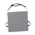 thumbnail image 4 of Asiento elevador para niños pequeños, de viaje, grueso, fácil de limpiar, antideslizante, desmontable, de cuero PU gris, 4 of 9