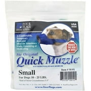 Dog Games Nylon Dog Muzzle, Small, Blue