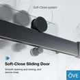OVE Decors Bel SoftClose OilRubbed Bronze 48" Frameless Sliding Soft