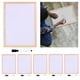 thumbnail image 1 of Paquete de 6 marcadores de borrado en seco para pizarra blanca, 8,25 x 11,25 pulgadas, para estudio, oficina y escuela, 1 of 2