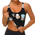 thumbnail image 3 of Fotbe Little Chef Gnome Sujetador Deportivo Largo sin Aros para Mujer con Almohadillas y Soporte Medio, Transpirable y Absorbente, Camiseta Tipo Chaleco o Tank Top-Medium, 3 of 8