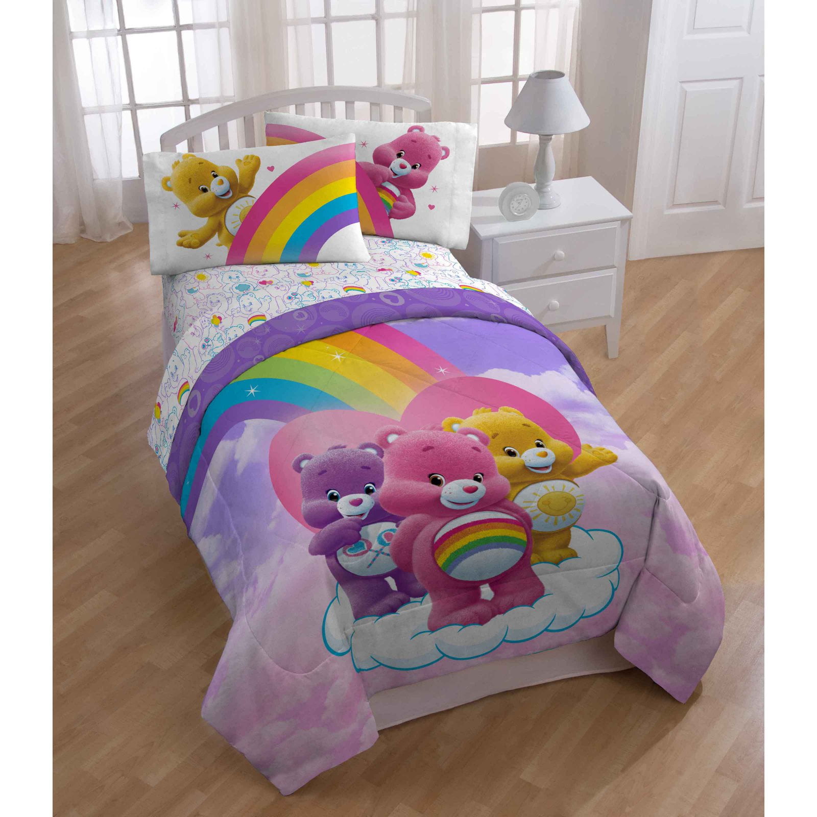 Care Bears Rainbow Day Reversible Comforter By American Greeting