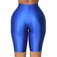 thumbnail image 2 of Aunavey Women's Workout Shorts High Waist Booty Gym Yoga Pants Butt Lifting Sports Leggings Basic Biker Shorts, 2 of 4