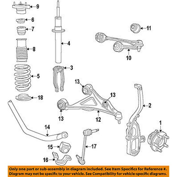 Dodge CHRYSLER OEM 1112 Charger Lower Control ArmFrontBushing