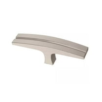 Liberty P43118C-SN 3" Curved Groove Knobble Cabinet Drawer Knob Satin Nickel