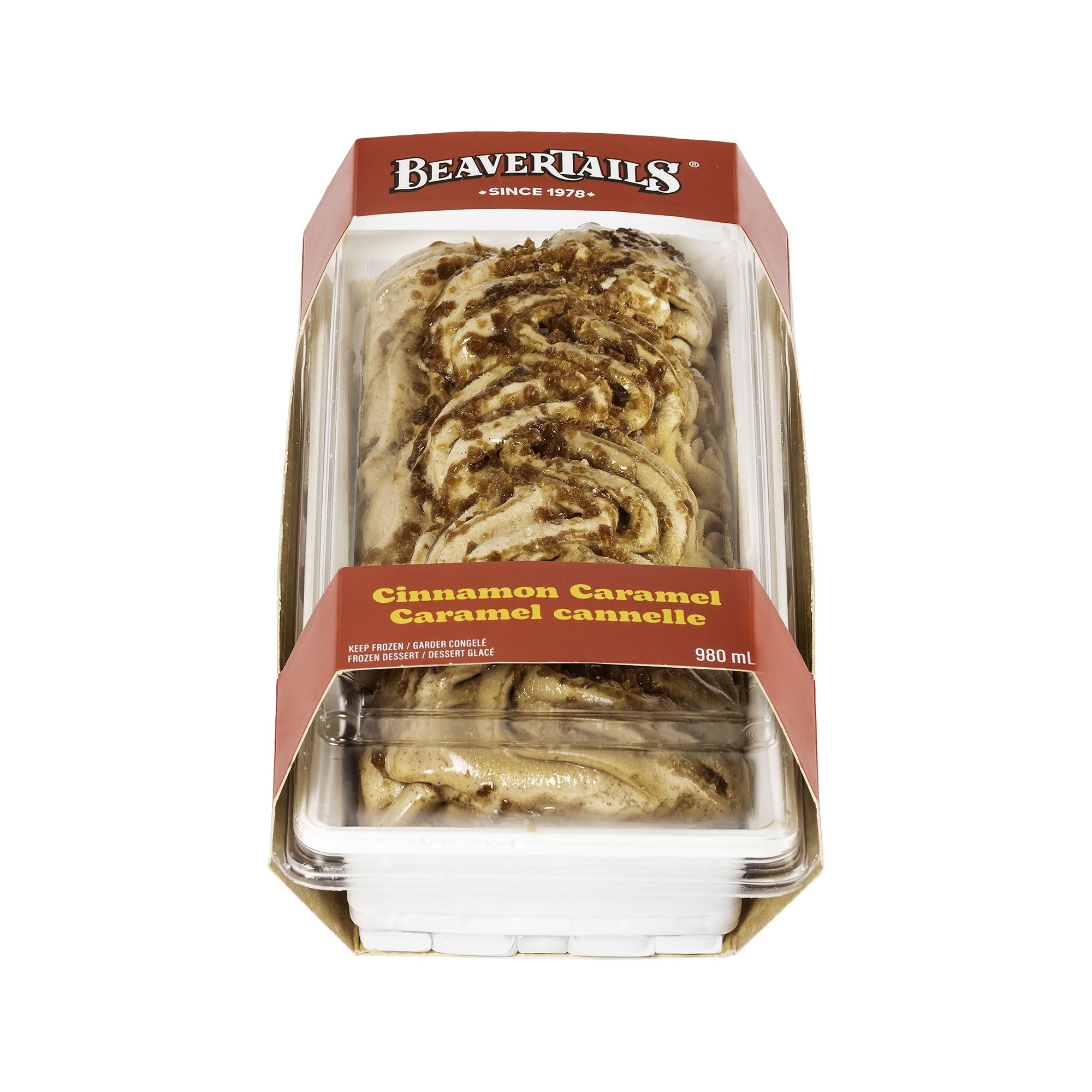 Queue de castor Gâteau Canelle Caramel 980 ml Queue de castor Gâteau Canelle Caramel