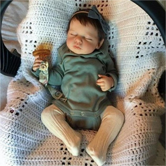 Realistic Reborn Baby Dolls 20 inch Lifelike Newborn Dolls Real Baby Dolls Cloth Body Baby with Poseable Limbs and Feeding Toy for Kids Age 3 