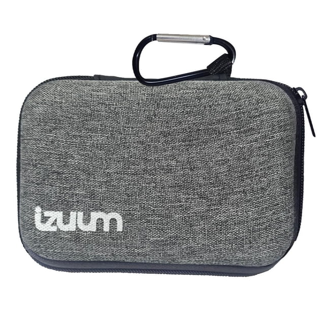 Estuche tapa dura Izuum para audífonos TWS, organizador, gris