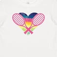 thumbnail image 4 of Inktastic Tennis Racket Heart Cute Girls Baby T-Shirt, 4 of 5