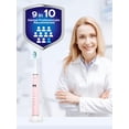 thumbnail image 5 of COSLUS Cepillo de dientes eléctrico para adultos y adolescentes: cepillo de dientes inalámbrico recargable para adultos y adolescentes jóvenes con estuche de viaje portátil, 5 modos 47000 VPM cepillos, 5 of 5