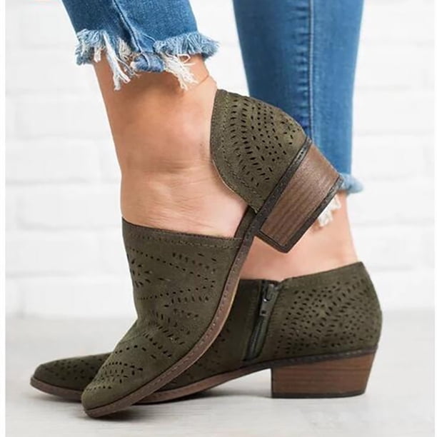 Zapatos casuales de mujer con cordones en el tobillo informales con cordones de invierno para mujer Wmkox8yii shkj268