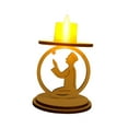 thumbnail image 4 of Candelabro de Ramadán, paquete de material de bricolaje, candelabro LED, adorno de luz, decoraciones de Eid Mubarak para interiores y exteriores, vacaciones Estilo A, 4 of 9