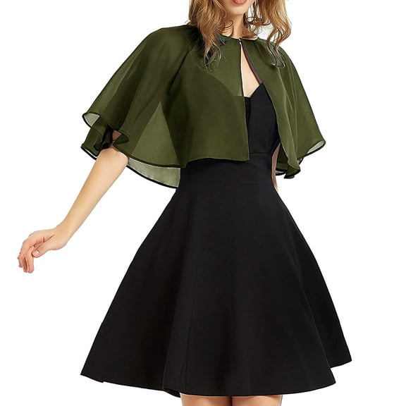 Shawl Wraps for Women,Chiffon Shirt Button Sunscreen Fashion Womens Shawl Green