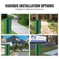 thumbnail image 6 of VEVOR Dog Poop Trash Can with 50 Liner Bags, 11.5 Gallons Outdoor Dog Waste Bin with Lid & Liner Clip for Pet Waste Station, Dog Waste Disposal Container for Garden Backyard Park, 6 of 9