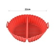 thumbnail image 2 of Non-stick Silicone Bakeware Silicone Baking Pan with Compartments Non-stick Double Handle Baking Tray Heat-resistant Kitchen Accessory for Baking, 2 of 8