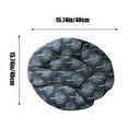 thumbnail image 4 of Outoloxit 3.14 Inch Thick Memory Foam Chair Cushion, Round Seat Cushion for Kitchen Dining Chair Patio and Floor, Soft Flock Cover Multi-Purpose Extra Padding, 4 of 4