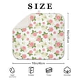 thumbnail image 4 of Pioneer Flower Floral Print Pattern Kitchen Dish Drying Mat 1 Pack, Ultra Absorbent Microfiber Drainer Mat, 16"x18", 4 of 6