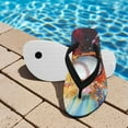 thumbnail image 3 of Psesaysky Watercolor Baseball Print Flip Flop Sandal Water Shoes - Beach Slides Slip-on Quick Dry Thong FlipFlops Sandals for Boys (11-12 Little Kids) Size 2, 3 of 7