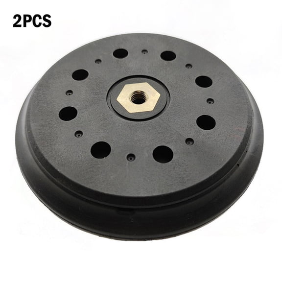 Zyllora 2Pcs 6 Inch/150Mm 15 Holes Backing Pad Hook And Loop Sanding Disc for Bo6050 Bo6050J Orbital Sander 197314-7 Polisher Tools