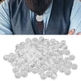 thumbnail image 4 of Hair Braiding Beads, Pure Color Hair Jewelry Beads 100pcs  For Daily Use Transparent, 4 of 8