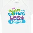 thumbnail image 4 of Inktastic Daddy Worlds Best Roofer Boys or Girls Baby Bodysuit, 4 of 5