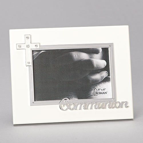 Frame-First Communion-Horizontal W/Script (7  H)