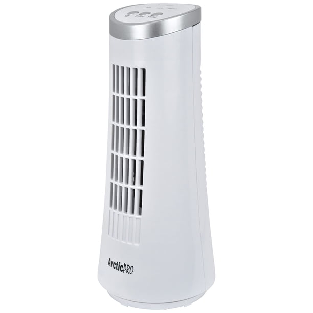 Arctic Pro Desktop Oscillating Slim Mini Tower Fan White 12 Inches Walmart Com Walmart Com