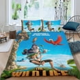 thumbnail image 2 of La Vida Salvaje Conjunto de sábanas temático, trío de piezas, cómodo y amigable con la piel, diseño único, regalo de decoración para el hogar para familiares, amigos y fans,140cm *210cm, 2 of 6