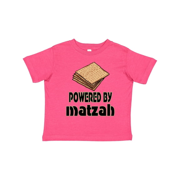 Inktastic Funny Passover Powered by Matzah Boys or Girls Toddler T-Shirt