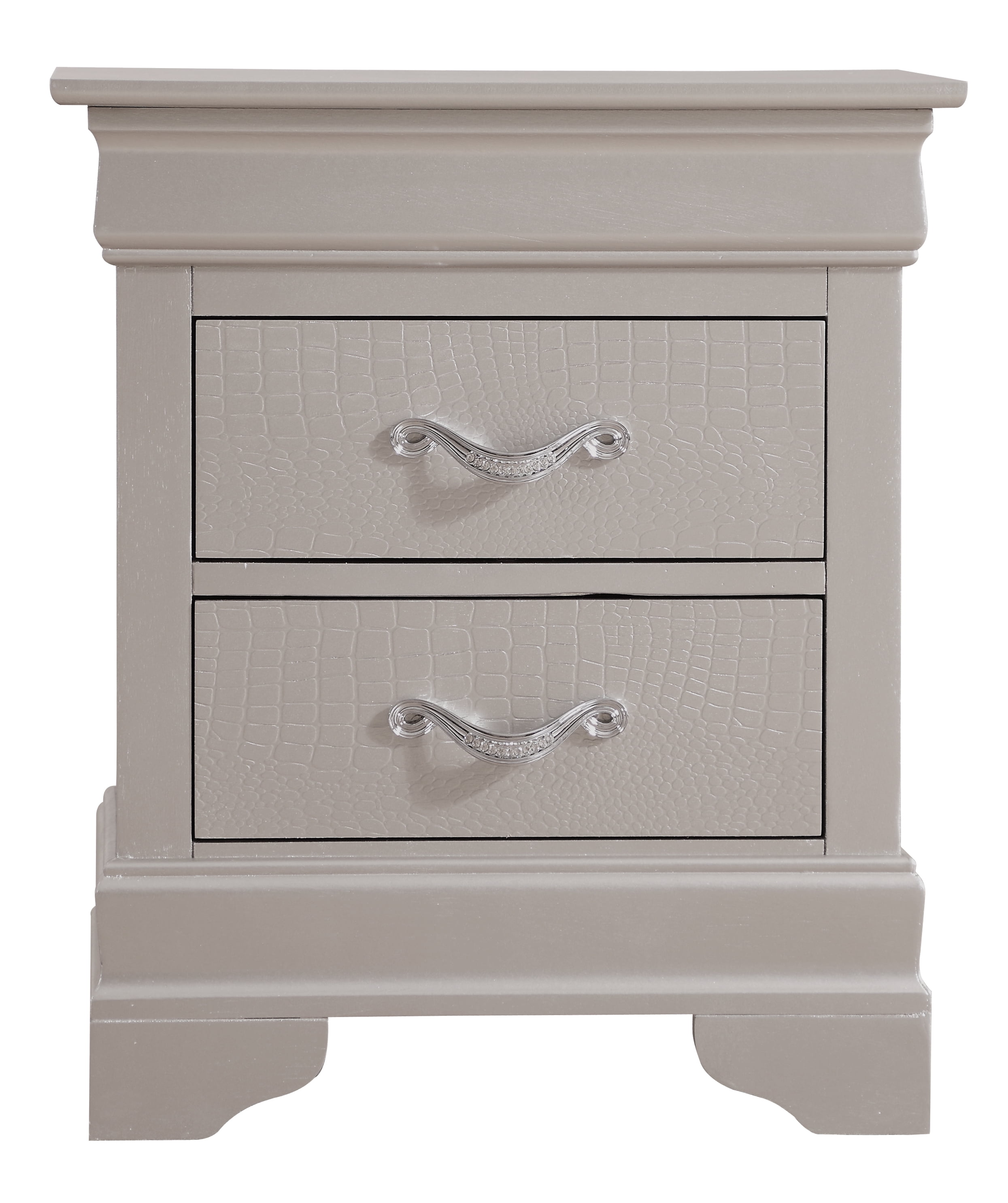 Glory Furniture Lorana Nightstand in Champagne Color