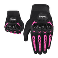 thumbnail image 1 of Guantes Bloosom  Proteccion Pantalla Táctil De Dedo Para Motocicleta Rosa Talla M, 1 of 4